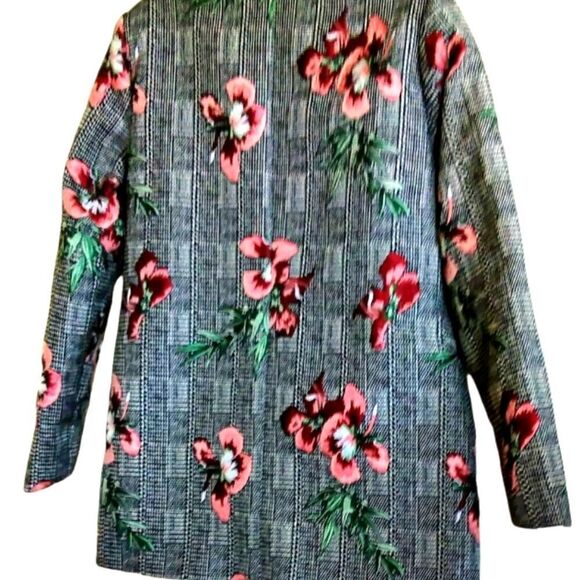 BLAZER by Gramercy 22 FLORAL  Lightweight Fully Lined Size L - Picture 5 of 7